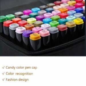 60 Color Marker Copic Pen Dual Headed Graphic Artist Sketch TOUCH Markers Set