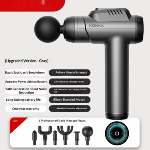 Rechargeable Fascia Gun For Home Use, Intelligent Muscle Relaxation Massager
