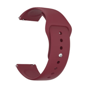 Silicone Monochrome Sports Watch Strap