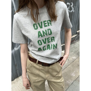 Retro Letter Print Short-Sleeve T-Shirt