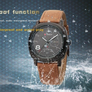Neutral Small-dial Matte Leather Watch