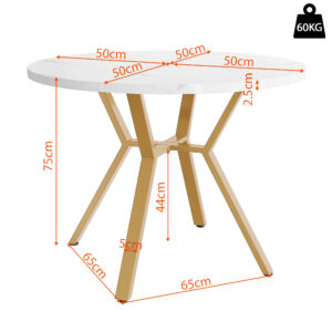 Dining Table Set, Dining Table And Chair Set 5-piece , Modern, Simple Round Marble Dining Table And Chair Set, Gold-coloured Metal Table Legs 4 Ergonomic Velvet Chairs, Green Dining Chairs
