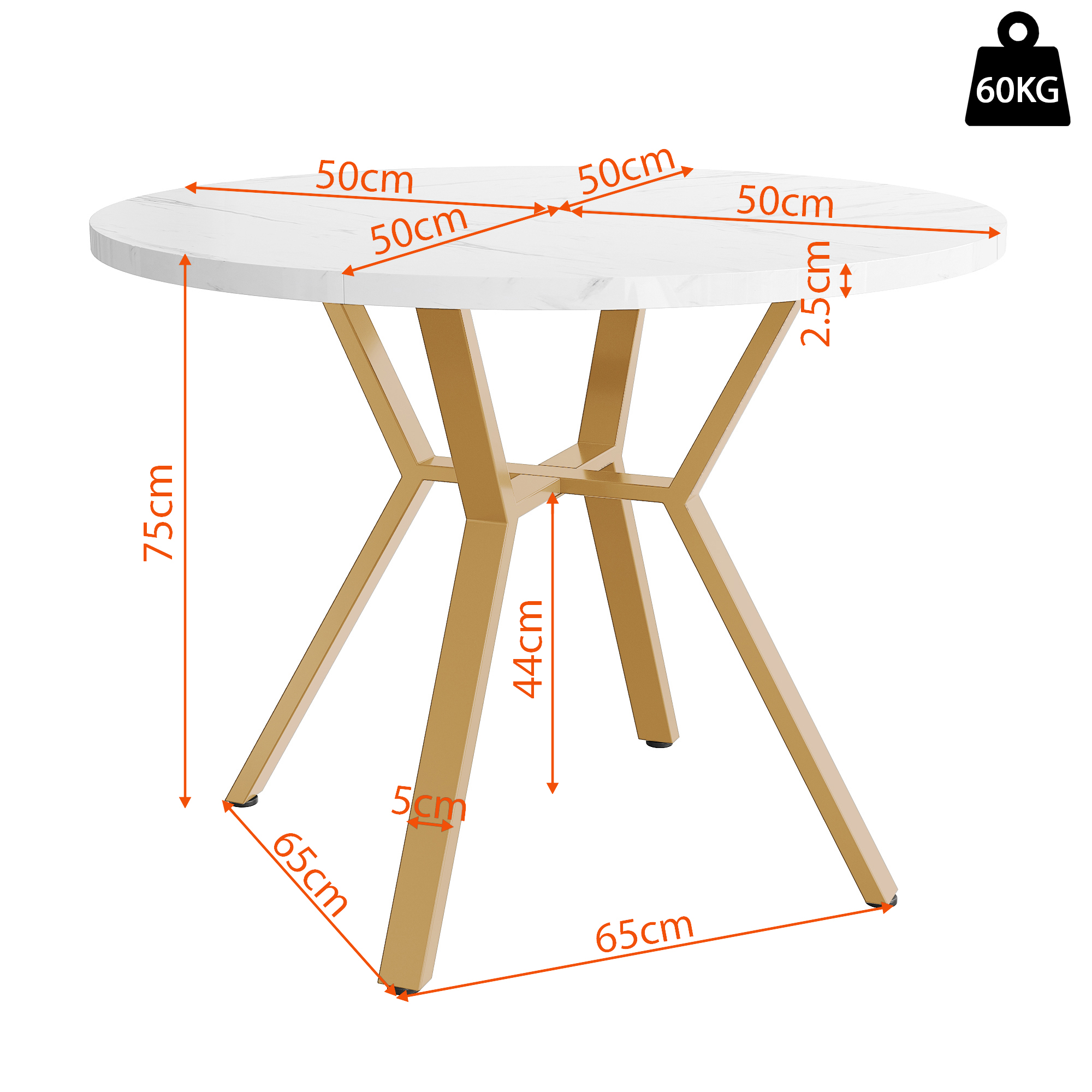 Dining Table Set, Dining Table And Chair Set 5-piece , Modern, Simple Round Marble Dining Table And Chair Set, Gold-coloured Metal Table Legs 4 Ergonomic Velvet Chairs, Green Dining Chairs