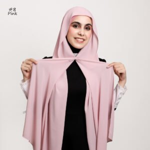 Solid-color High-quality Silky-soft Thick Chiffon With Built-in Magnets