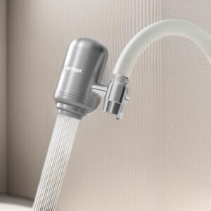 Stainless Steel Faucet Filter, Activated Carbon Filtration, Kitchen