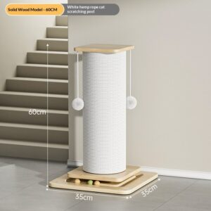 Cat Scratch Post And Cat Tree Combo, Lint-free Cat Toy
