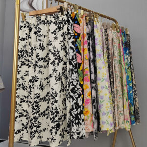 Cotton Silk Skirt Women's Summer New Style Loose-fitting
