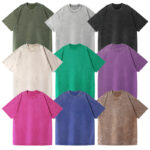 Retro Heavyweight Short-sleeve T-shirt Washed Cotton