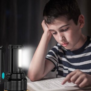 Most Powerful 1200000lm LED Flashlight Super Bright Torch Lamp USB Rechargeable
