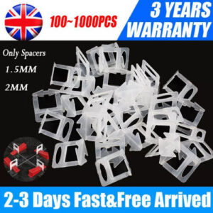 10 0 0 Pcs Tile Leveling Spacer Clips Wedges Tool System 2mm Plier Flooring Lippage