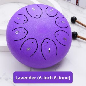 Series 6-Inch 8-Note Steel Tongue Drum