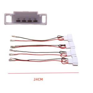 Car Speaker Harness Adapter Compatible With VW Passat Jetta Golf Touareg Beetle Eos GLI GTI CC, 4PCS Aftermarket Door Speaker Wiring Harness Connector Plug Kit
