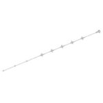 A Luxurious And Fashionable Minimalist Jewelry Bracelet Featuring Top-quality Moissanite, Made Of S925 Silver Electroplated With Platinum.