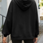 Fisoew Women's Hoodies Oversized Sweatshirts Casual Long Sleeve Side Slit Pullover Tops Fall Winter Outfits With Pocket