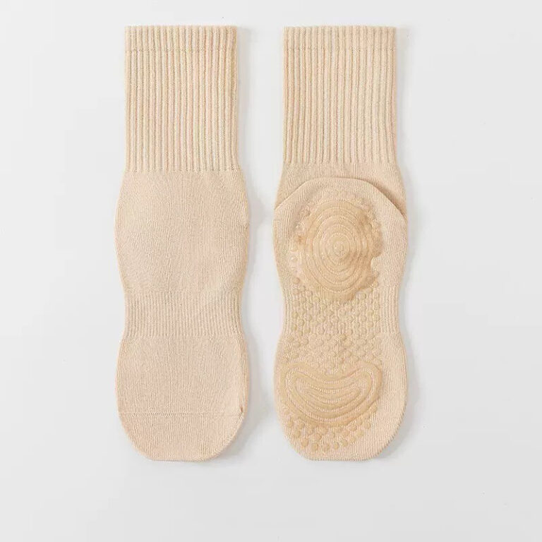 Pilates Fitness Yoga Socks Middle Tube Women's Socks Four Seasons Sports Non Slip Adhesive Socks Indoor Sports Socks Floor Socks