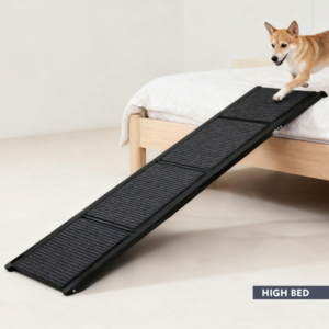 Dog Ramp For Car 71inch Long & 19.3inch Wide Portable Dog Ramps For Large Dogs With Non-Slip Rug Surface Dog Car Ramp For SUV Car & Truck, Folding Dog Ramp Up To 250LBS