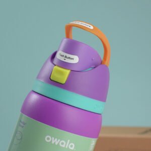 24OZ Owala FreeSip Insulated Stainless Steel Water Bottle With Straw Thermal Mug
