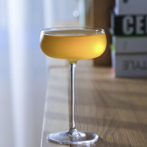 Tall-stemmed Crystal Martini Glass