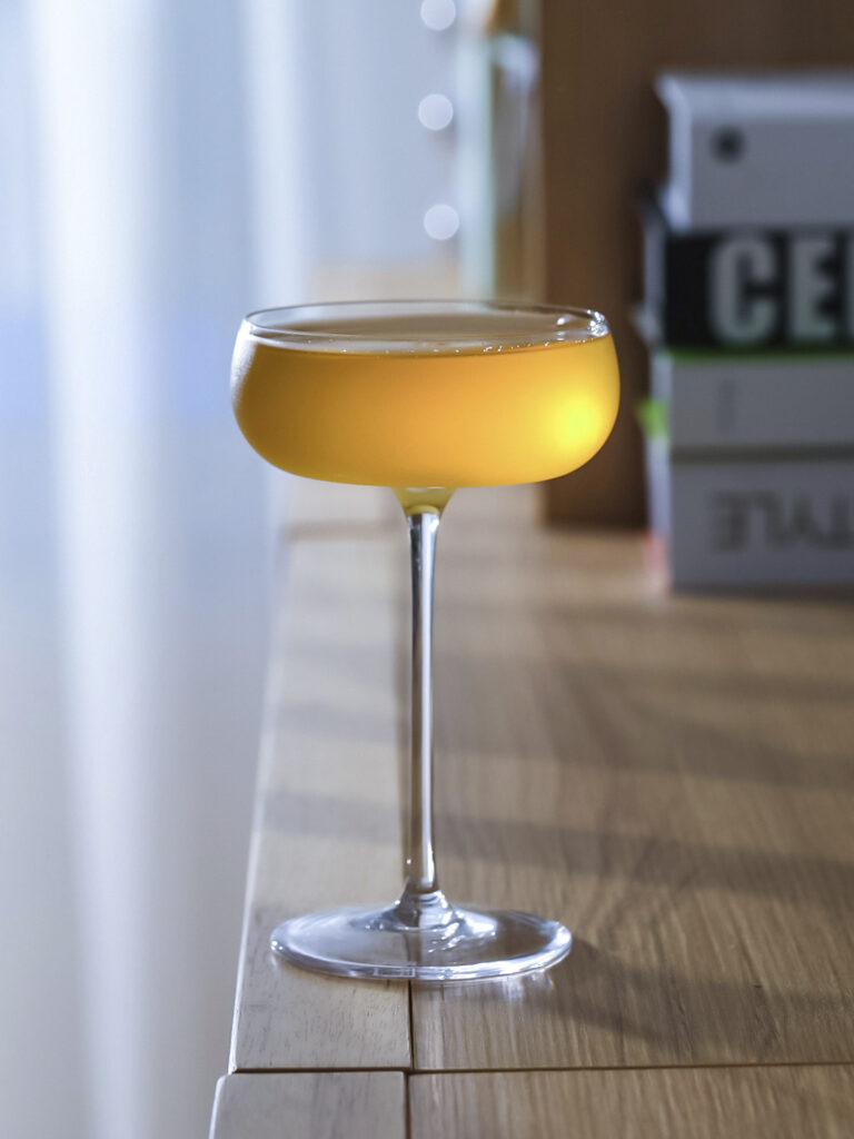 Tall-stemmed Crystal Martini Glass