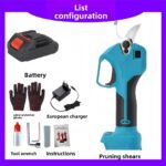Support Pan European：Battery-Powered Hedge Trimmer 30mm Garden Shear Tree Shear Shrub Shears - 1 Battery Charger