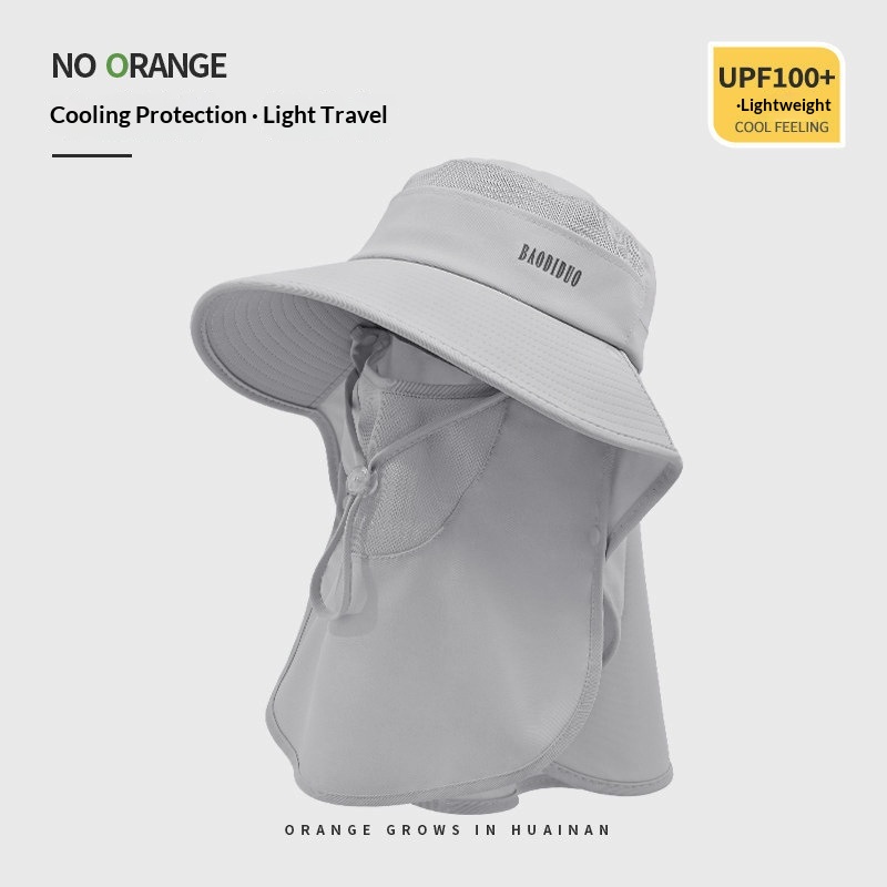 Summer Ice Silk Wide-Brim Sun Hat