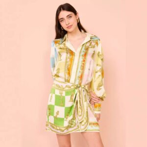 Women's Printed Holiday Fashion Casual Dress