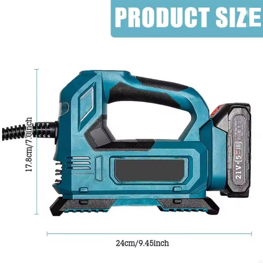 Support Pan European:For Makita Battery 25-Cylinder Cordless Air Compressor Electric Tire Inflator - Image 4