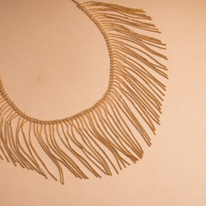 Fashionable Metal Tassel Necklace