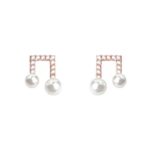 Movement Notes Pearl Earrings Women