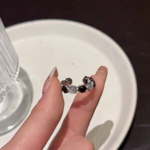 Opal Star Ring For Women, INS Niche Design, Open Adjustable Index Finger Ring, Personalized All-match Finger Ring