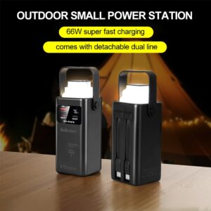 120W Portable Power Bank Large Capacity External Battery Fast Charging