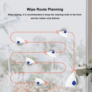 Magnetic Window Cleaner Double Sided Indoor Outside Glass Cleaner Magnet Washer