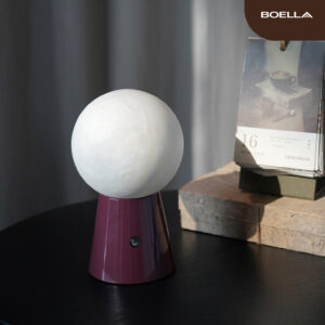 Teru Teru Bozu Spanish Natural Alabaster Touch Lamp