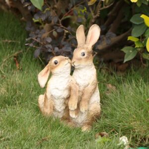 Resin Rabbit Statue For Home And Outdoor Garden Patio Decoration