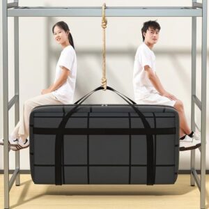 Portable Handle Clothes Storage Bin, Large Capacity Organizer Bag For Clothing & Quilts, Perfect For School & Moving Luggage