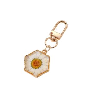 Ecofriendly Acrylic Keychain With Tassel With Brass Ring