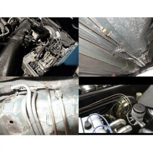 25ft Copper Nickel Brake Pipe Hose Line Tube Roll 3 16in Fittings Tubing Kit UK