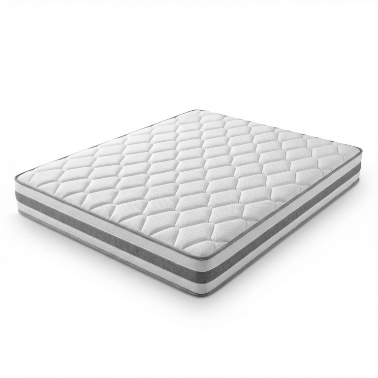 W5710P461043Mattress 90×200 H4 Height 25cm With Comfort Foam, 7-zone Pocket Spring Mattress Ergonomic, Spring Mattress OEKO-TEX Certified