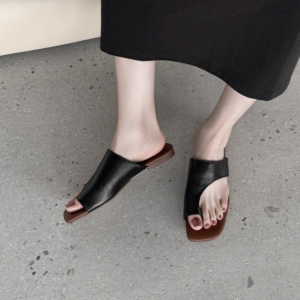 2026 New Fashion Bow Slip-On Slide Sandals, Versatile Open To Outdoor Women Shoes