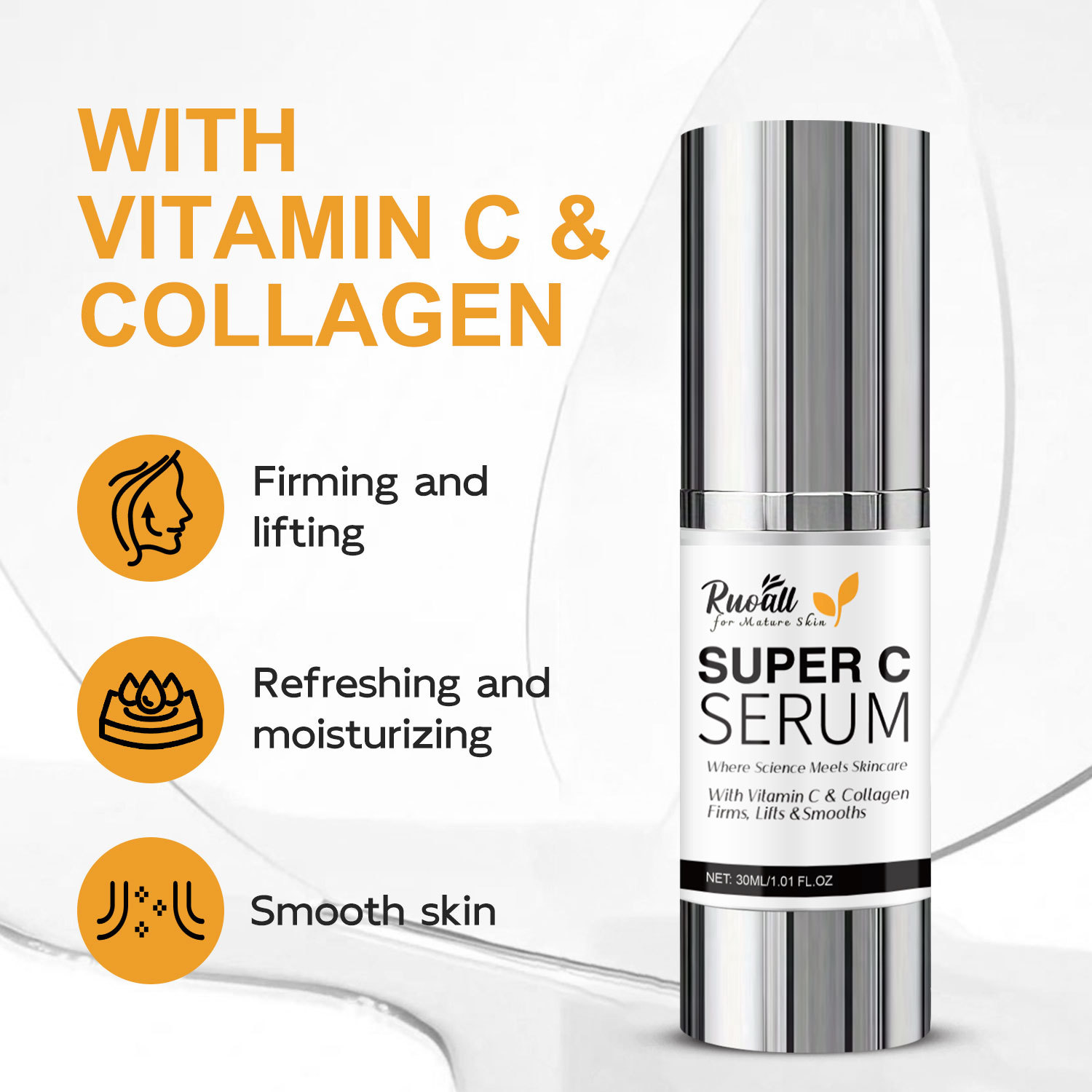 Press-and-pull Firming Serum For Even Skin Tone