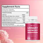 D-Mannose Cranberry Urinary Tract Gummies - 6-in-1 Bladder Health Supplement With Hibiscus & Pumpkin Seed - 90 Urinary Harmony Gummies