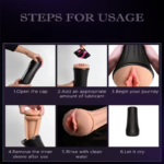 Sex Toys For Man Realistic Massager Adjustable Massage Intensity, Ergonomic Design, Easy Cleaning - Male Masturbators
