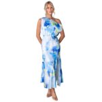 New Arrival Split-hem Sleeveless Printed Dress