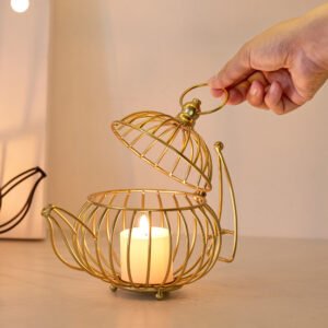 Living Room Coffee Table Vintage Candle Holder Ornament
