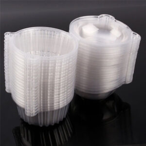 NEW 1 0 0 SINGLE CUPCAKE BOXES CLEAR MUFFIN HOLDER CASES DOMES CUPS PODS CONTAINERS UK