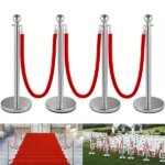 Crowd Control Barriers And Red Carpet Poles For Event & Party Supplies - Multiple Colors And Sizes Available