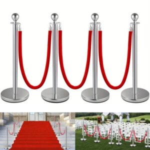 Crowd Control Barriers And Red Carpet Poles For Event & Party Supplies - Multiple Colors And Sizes Available