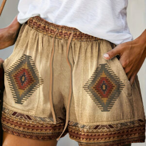 Women’s Summer Lace-up Loose Shorts