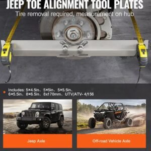 2X Wheel Alignment Tool Toe Plates Accurate Measurements With 2 Tape Measures UK