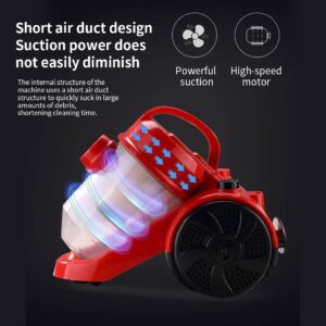 NEW 9PCS Red Black Multi-function Vacuum Cleaner Dust Remover With Motor UK